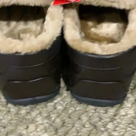 #205 Deer Stags NWT Men's Sz 11 Brown Fur-Lined Slippers - Picture 6 of 10